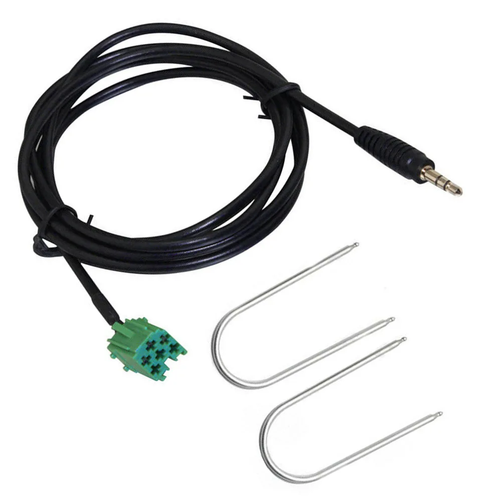 Запасной адаптер, кабель-вход, адаптер MP3 150 см 2005-2011 Aux для Clio For Lagunar для Modus, прочный и удобный