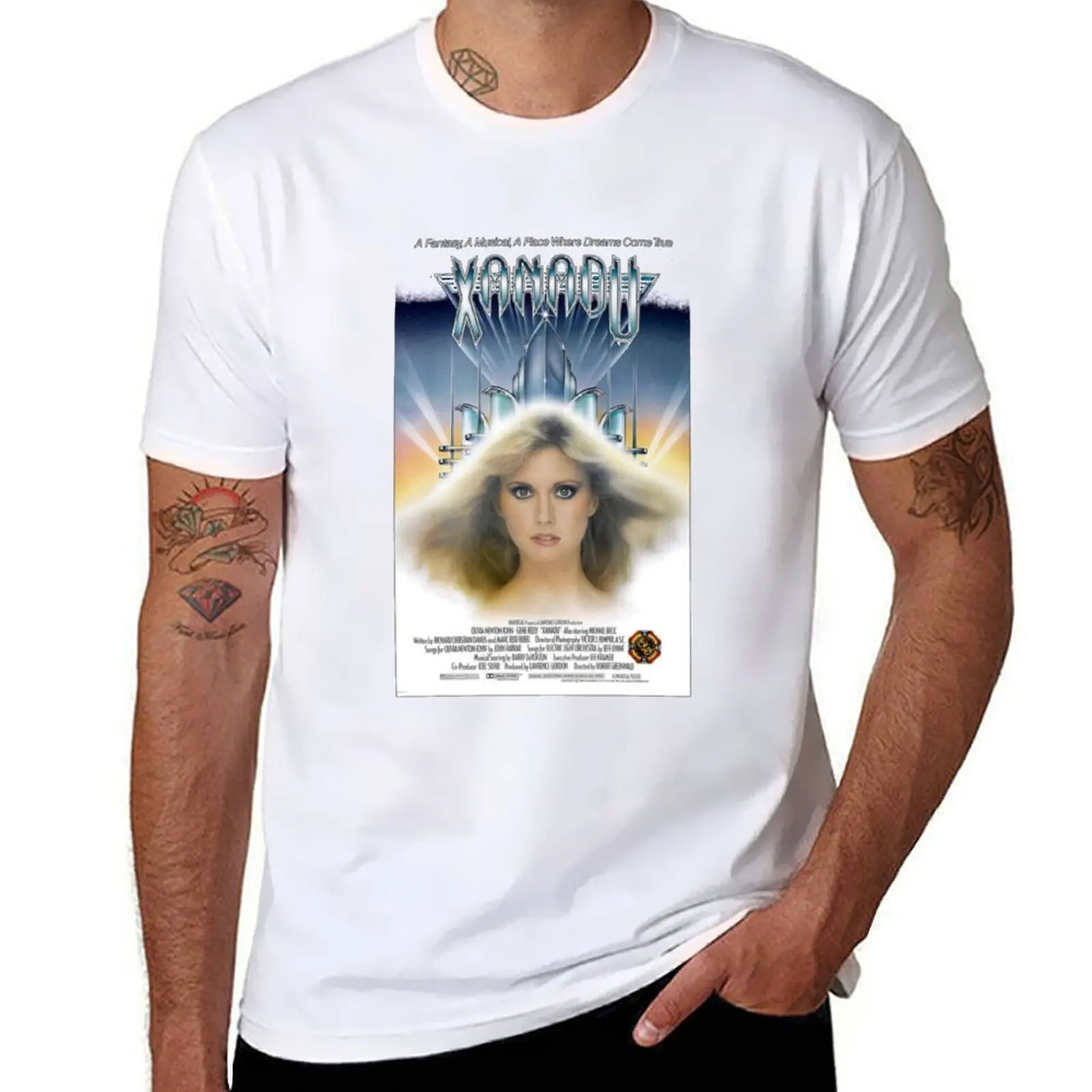Футболка XANADU 12, мужская футболка, хлопковая футболка, футболка из 100% материала