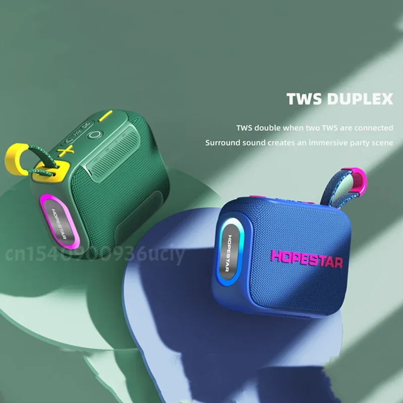 Портативный Bluetooth-динамик Hopestar со сверхсильным басом, радио, U-диском, TF-картой, воспроизведением TWS, беспроводной стереозвук HIFI, 10 Вт (art.: 3920cd58f7665) - 3920cd58f7665