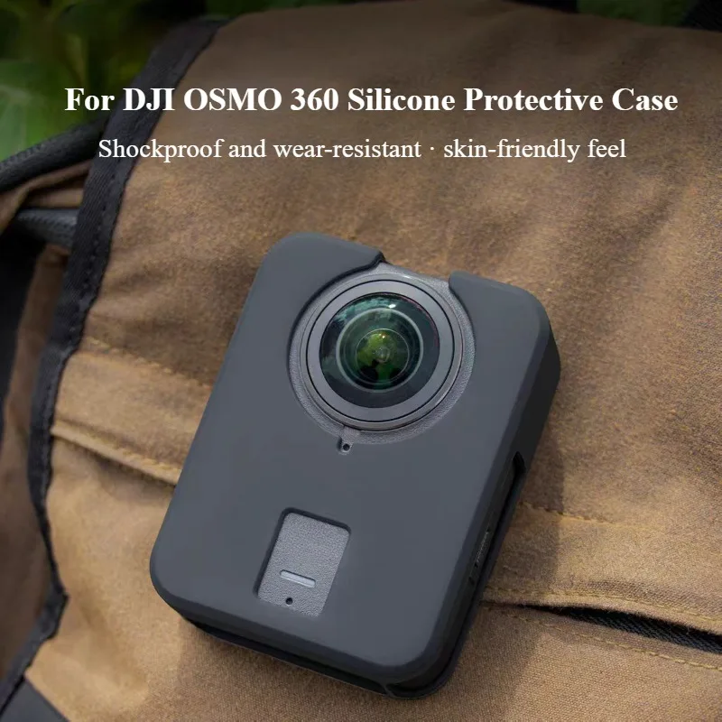 Силиконовый защитный чехол для DJI Osmo 360, защита от царапин и падения, защитный чехол для всего тела, аксессуар для камеры Osmo 360