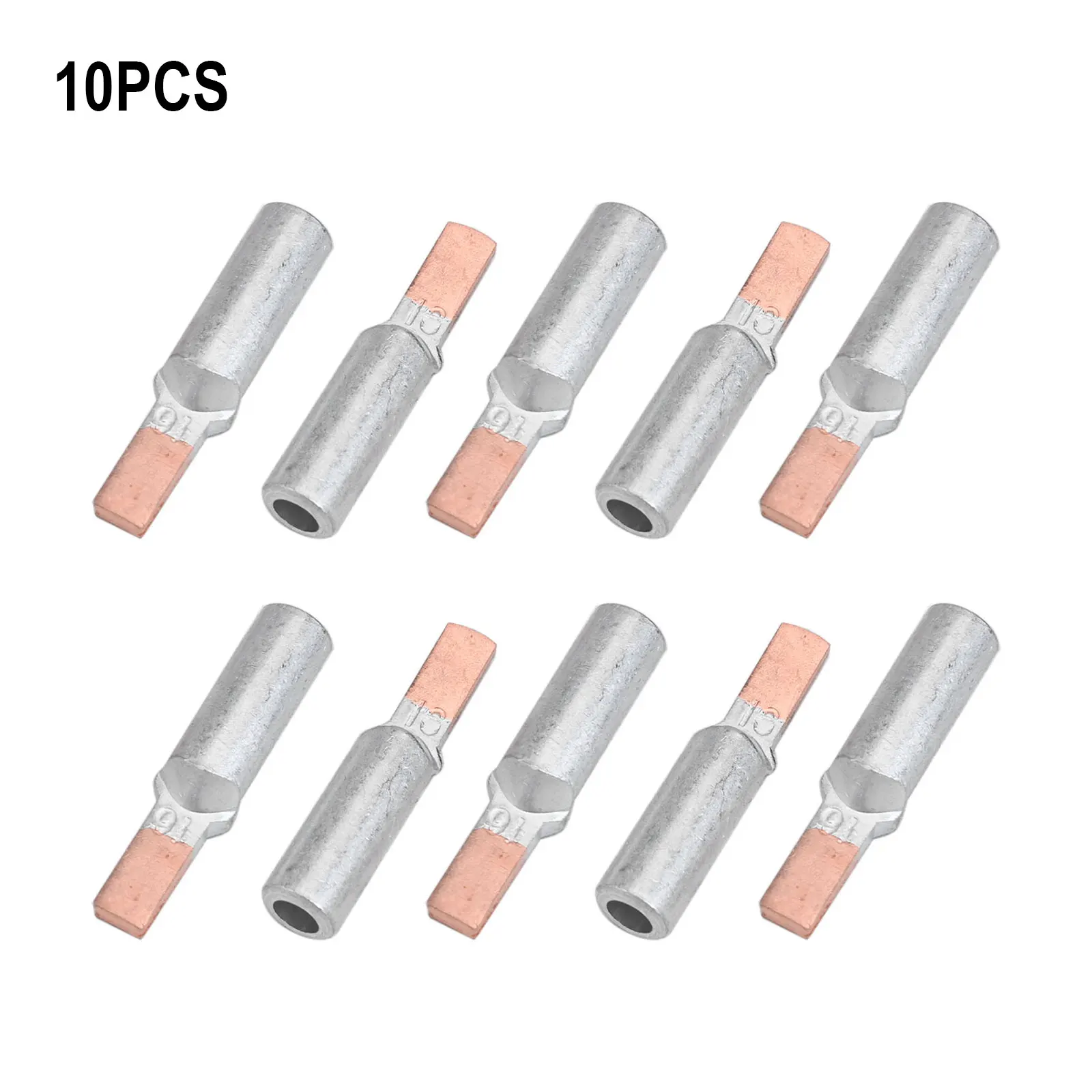 Фото 10PCS Cable Connector Terminal  Copper Aluminum DTLC-16 Cable Crimp Terminals For Electric Meter Box Wire Connector Terminal №2