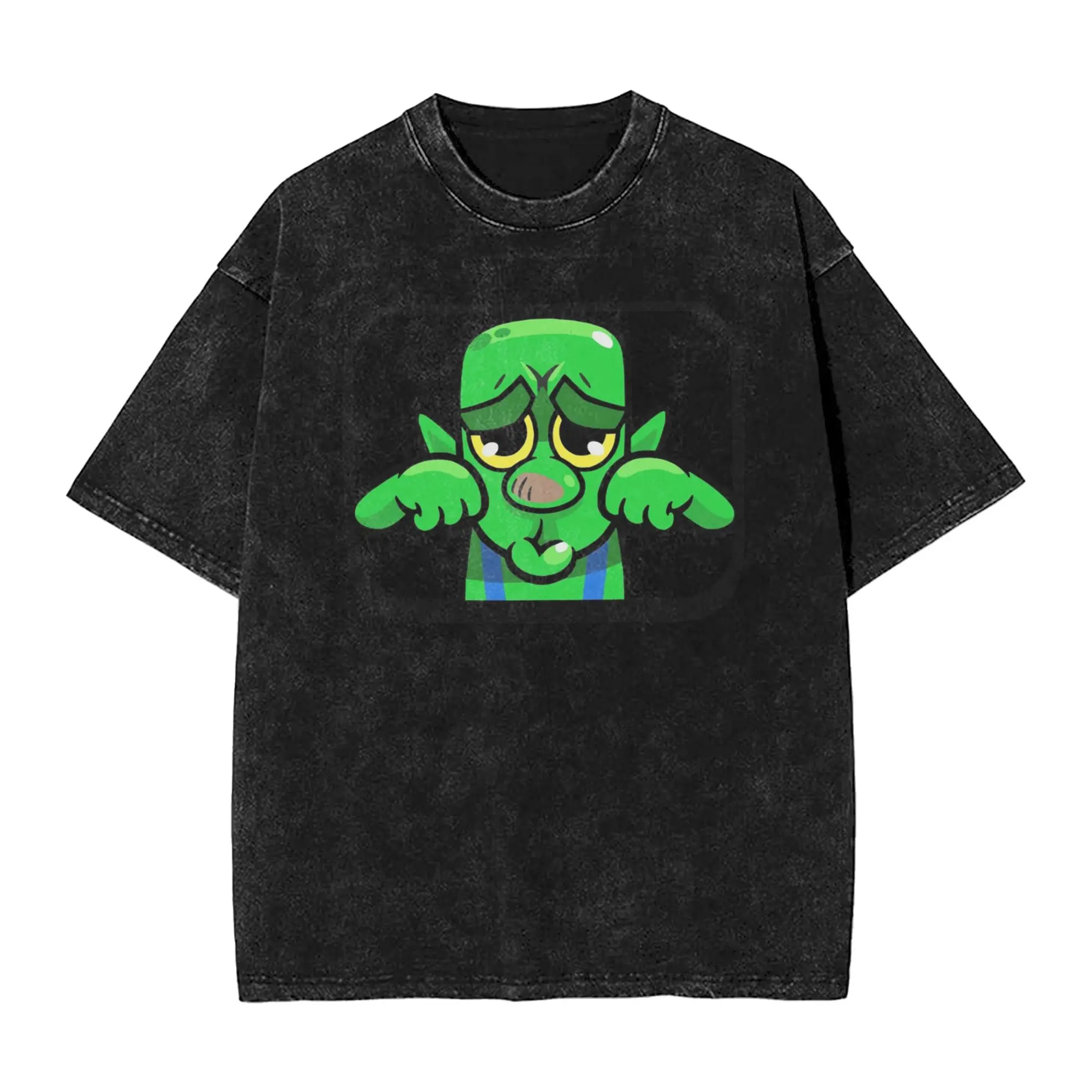 Мужская футболка Golbin Crying Emote BOOHOO Clash Royal Golbin Meme, потертые футболки, хипстерские летние футболки, уличная одежда, хлопковая одежда