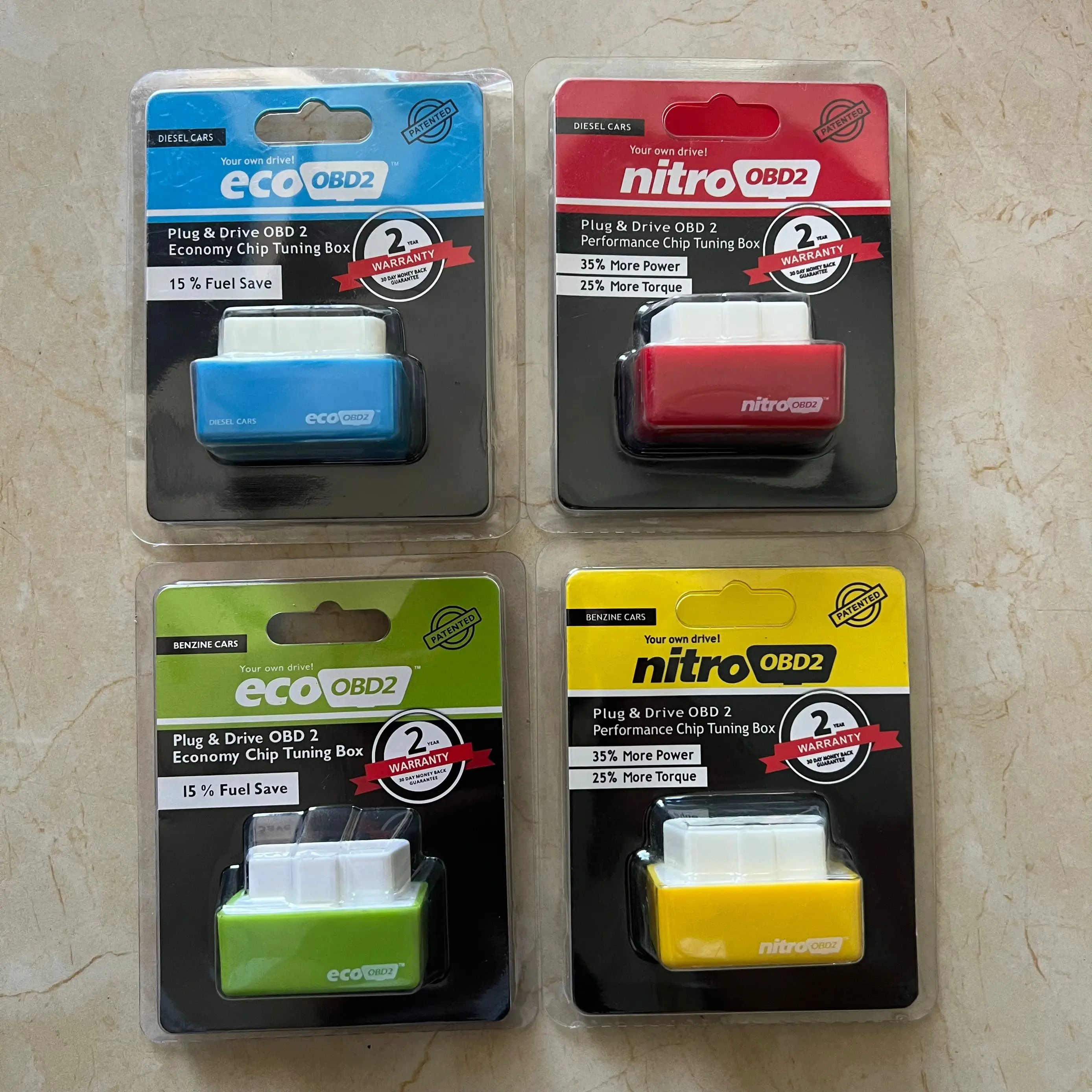 Фото Eco Nitro OBD2 для дизельного бензина, автомобильный Plug & Driver OBD2 15% на топливо, экономия более энергии, экономичная производительность, коробка для настройки чипов №3