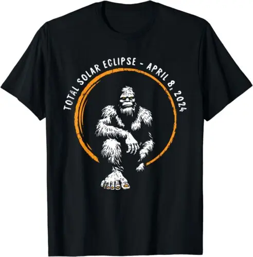 Футболка унисекс от Bigfoot Total Solar Eclipse, 8 апреля 2024 года