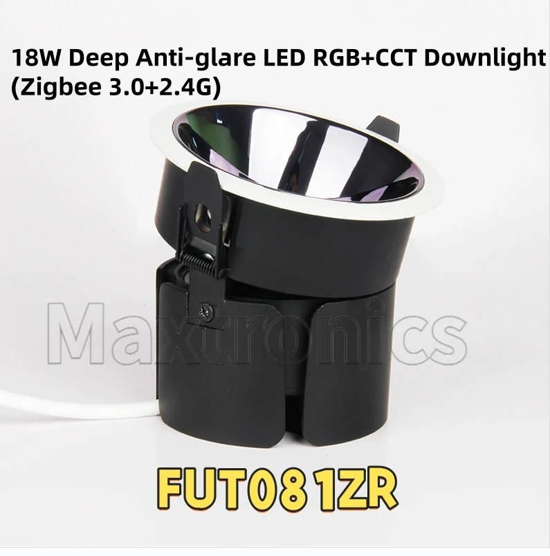 NEW 9W18W RGB+CCT (Zigbee 3.0+2.4G) LED Downlight MIBOXER AC110V 220V Deep Anti-glare Tuya WiFi RF Remote FUT076ZR077FUT078ZR (art.: 3920d06c7484b) - 3920d06c7484b