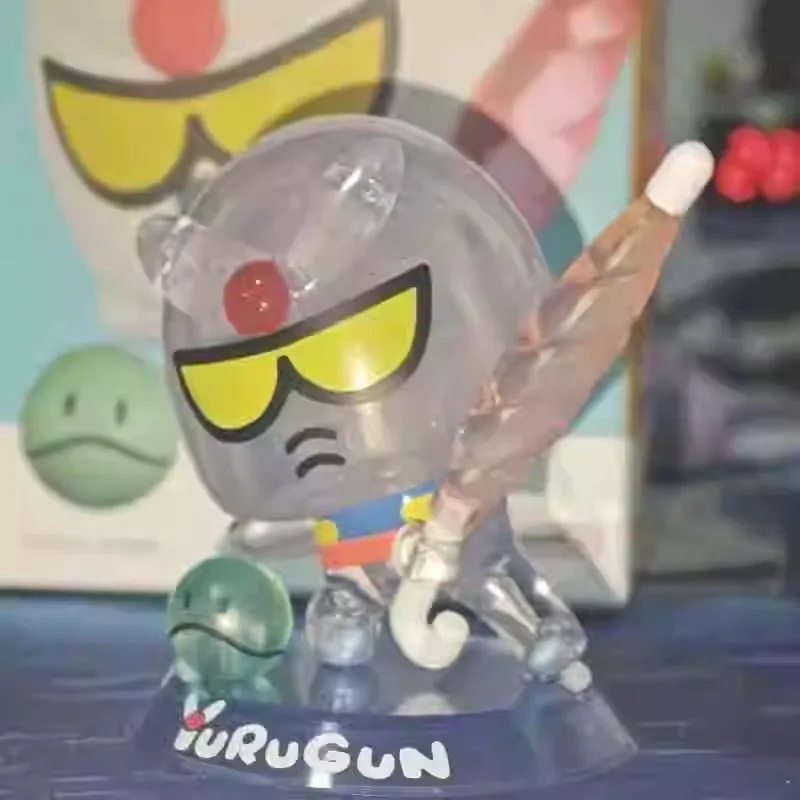 Фото BANDAI YuRuGun GUNDAM, забавная кукла, слепая коробка, каваи, подарки на день защиты детей, экшн-фигурка, модель игрушки №2