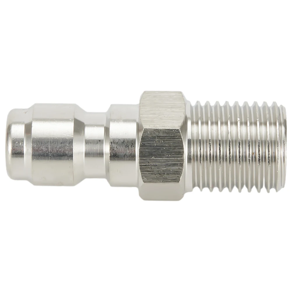 Фото 1/4 Quick Connector Pressure Washer Connector Coupling Quick Release Adapter Garden High Pressure Cleaning Machine Connector №4