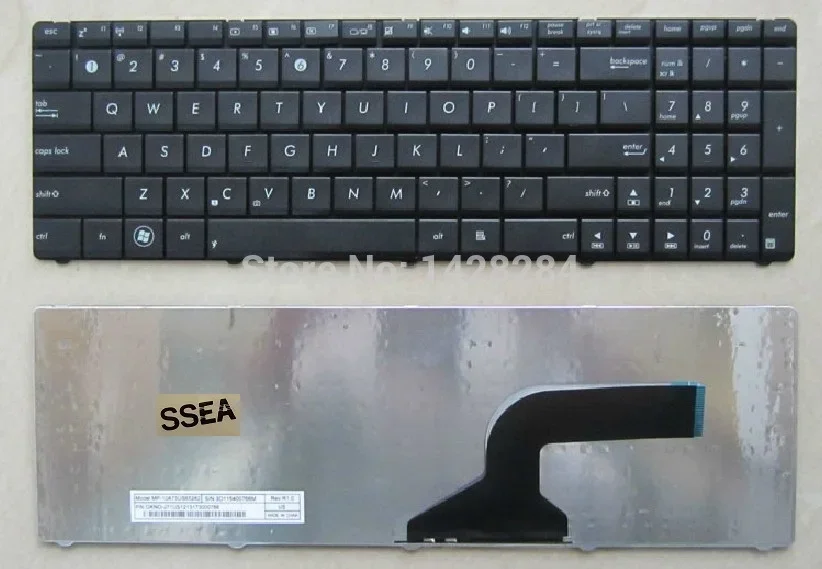 Новая клавиатура для ноутбука ASUS G72 A52J X53 X53S N53SN K52 K52N A53 K53 X52