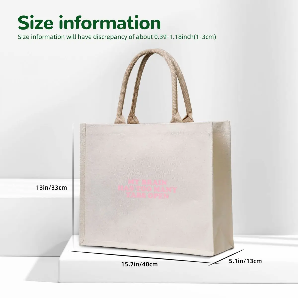 Фото ADHD цитата Tote Bag сумка для покупок женская сумка сумки для тележки для покупок №5