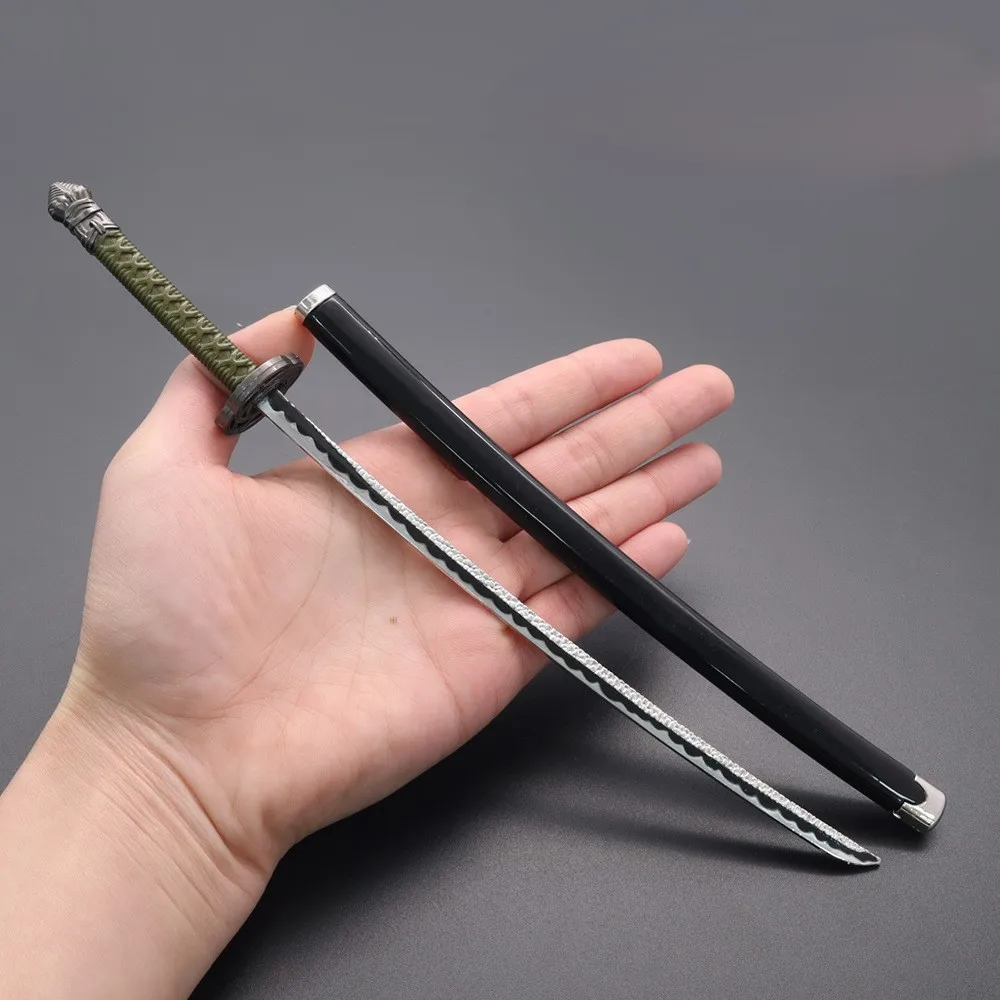 Фото Elden Game Ring Moonveil Katana 26 см Волшебное лезвие Цельнометаллическое переходное лунное свечение Самурайское оружие Коллекционное искусство №2