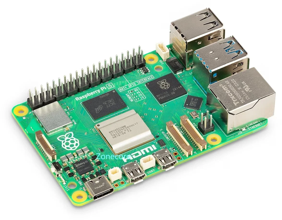 Raspberry Pi 5-го поколения Pi5 SBC 2,4 ГГц 4 ядра 2 ГБ 4 ГБ 8 ГБ 16 ГБ ОЗУ Плата разработки Python Программирование компьютера Raspberry Хранилища для электроники