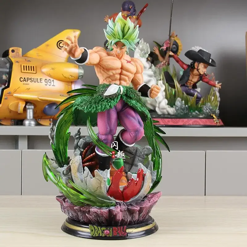 Фото Dragon Ball Z Broly Фигурка 29 см Аниме Exposition Gk Broli Super Saiyan Broly Tenth Bullet Taranozaur Rex Унисекс Игрушка в ... №2