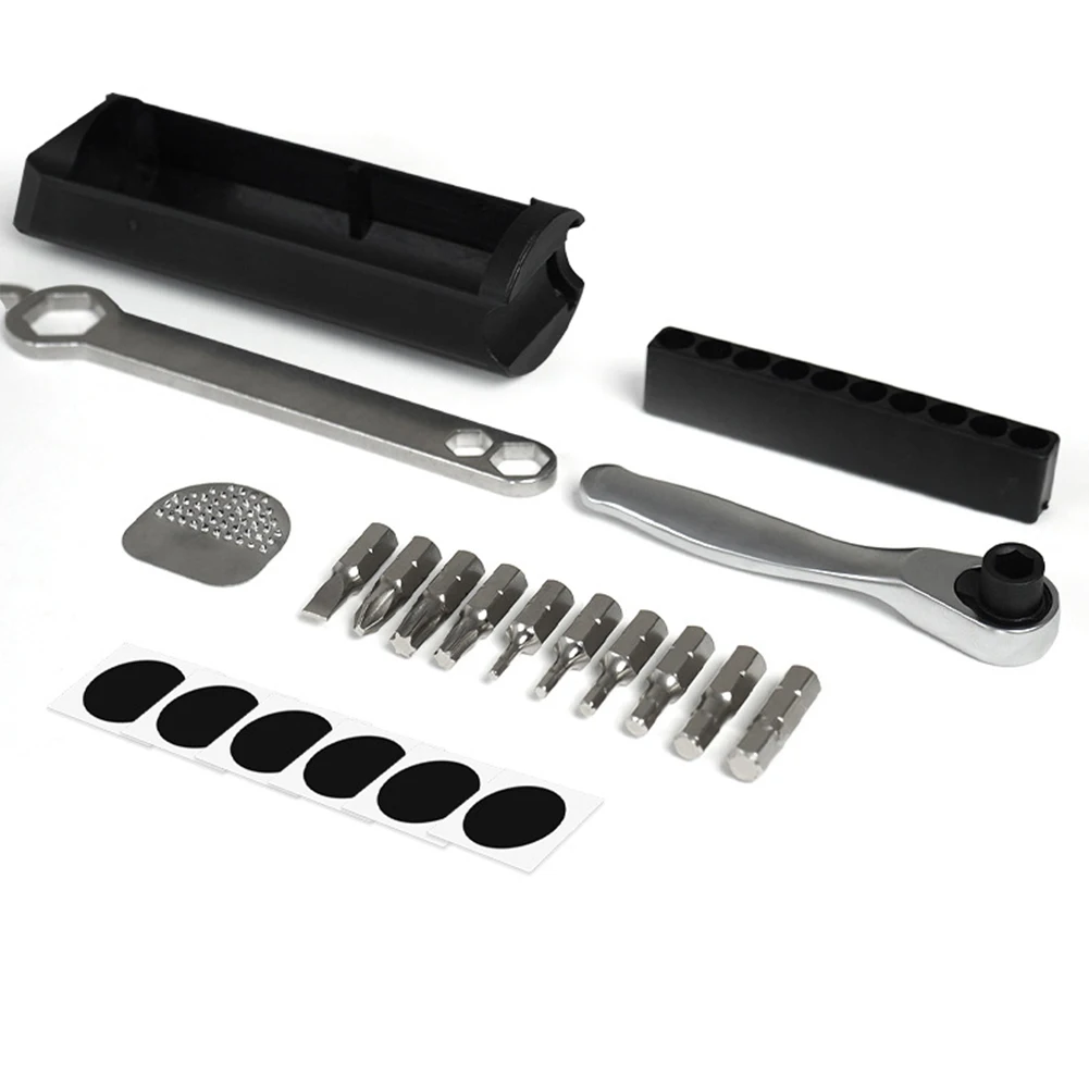 Фото Folding Bicycle Hidden Tool Set 140x35mm Frame Inner Key Storage Box For Brompton Bike Maintenance Accessories №3
