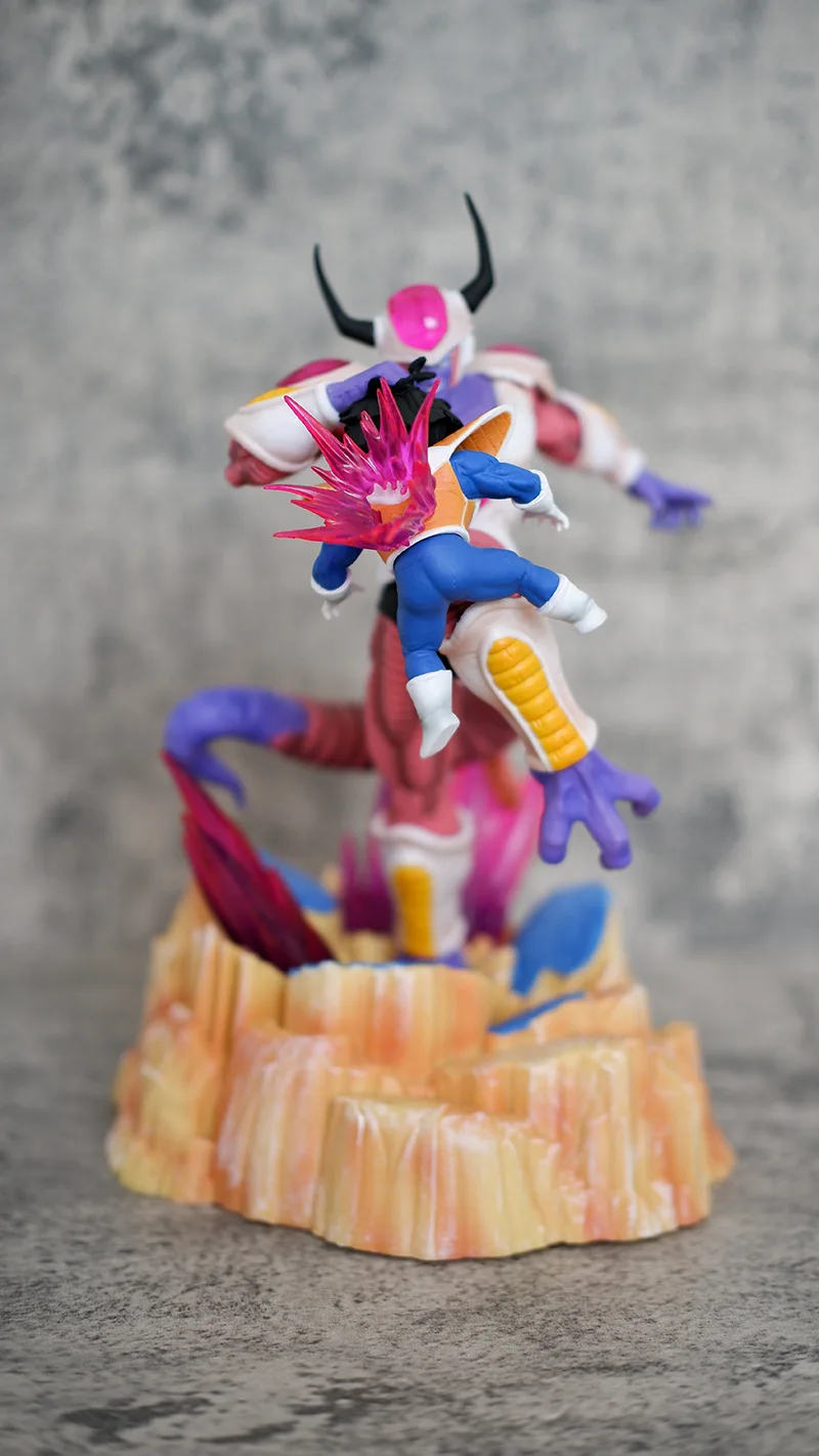 Фото Аниме Dragon Ball Z Frieza VS Son Gohan Super Saiyan GK ПВХ Фигурка Боевая Статуя Коллекция Модель Детские Игрушки Кукла 25 СМ №4