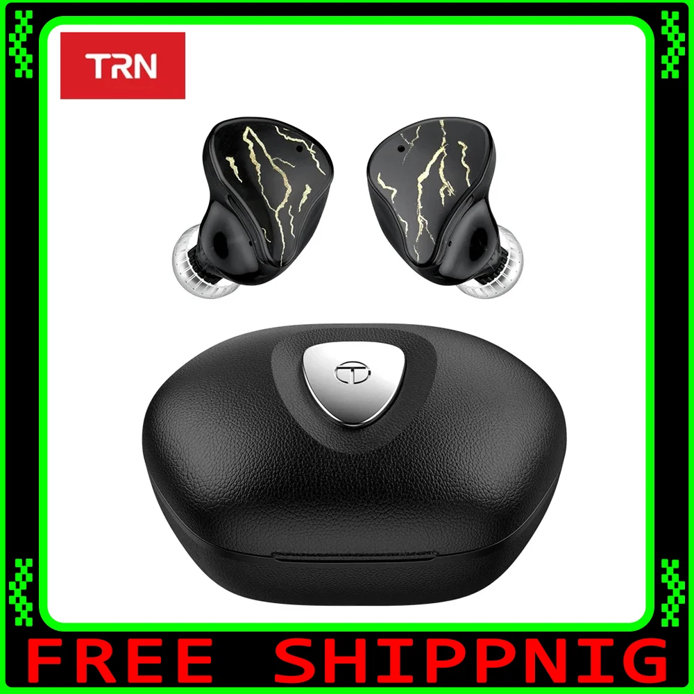 TRN T350 TWS 5.3 Bluetooth-совместимые наушники Knowles 1BA + 1DD, гарнитура-вкладыш, беспроводная HIFI-гарнитура с чехлом для зарядки