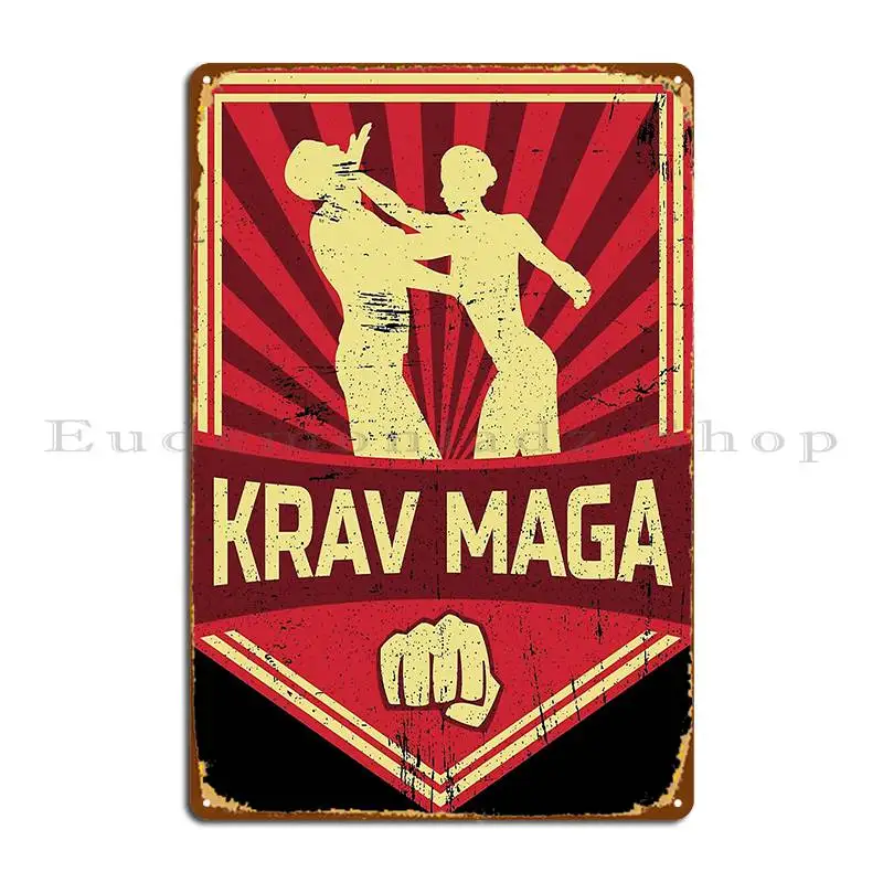 Krav Maga, пропагандистская металлическая вывеска, печать на пабе, Настенный декор, вечерние Wall жестяной знак паба постер