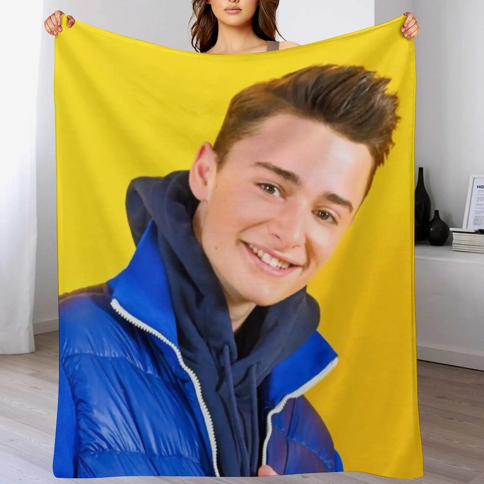 Noah Schnapp синяя куртка, одеяло, винтажные одеяла для малышей, большие одеяла