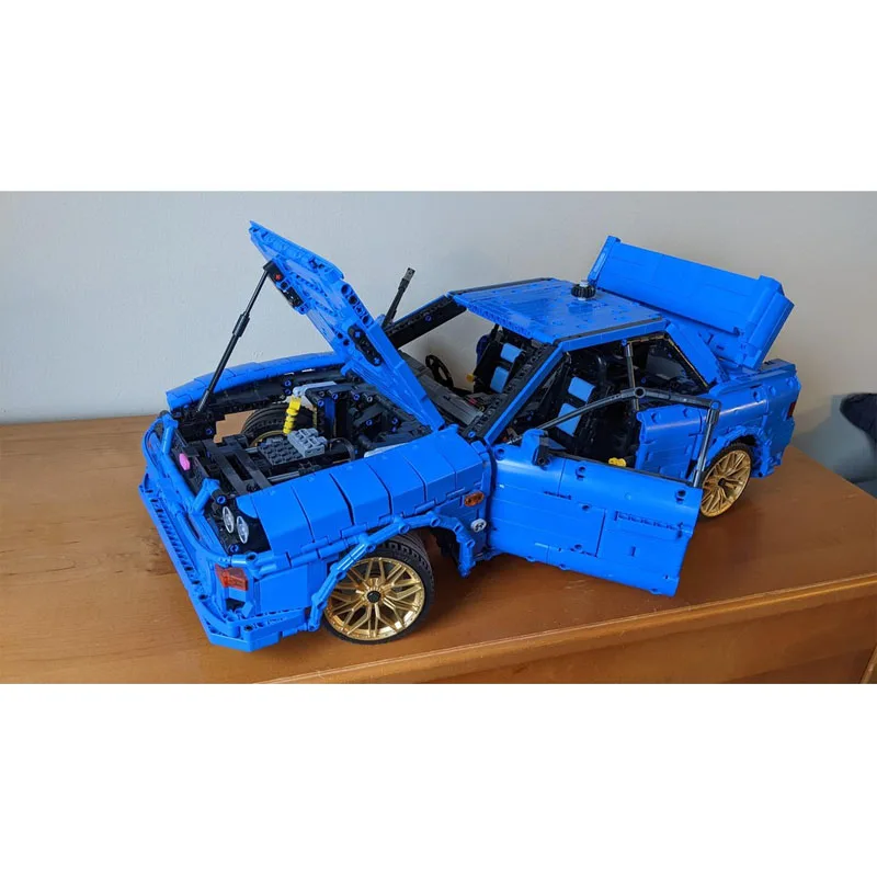 Новинка, модель строительного блока MOC-186820 Blue 22B STiGT Supercar, детали 4186 MOC, креативные строительные блоки для детей и взрослых на день рождения (art.: 3920c80359ec4) - 3920c80359ec4