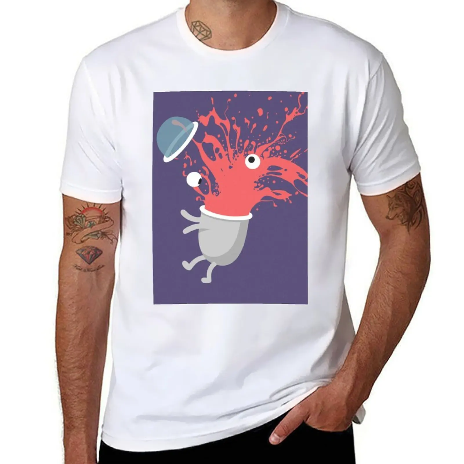 Футболка Dumb Ways to Die, мужские футболки с рисунком, мужские футболки, высококачественная футболка люксового бренда