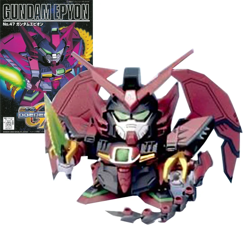 Оригинальный оригинальный SD BB GG 47 OZ-13MS Epyon Gundam Gunpla Сборная модель экшн-фигурка аниме мобильный костюм подарок игрушка для детей