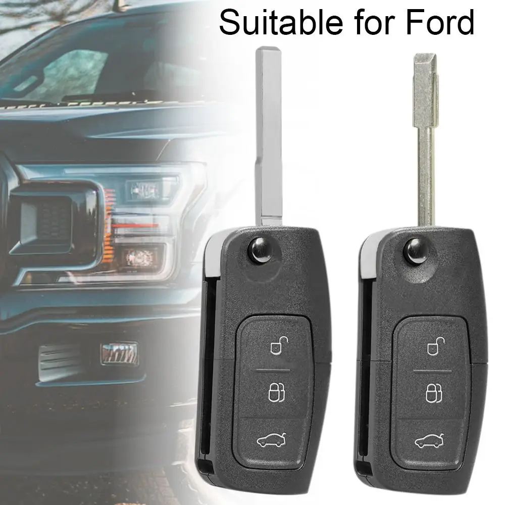 Чехол-брелок для автомобильного ключа с 3 кнопками для Ford Focus Fiesta C-Max S-Max Ka | Для Mondeo Galaxy