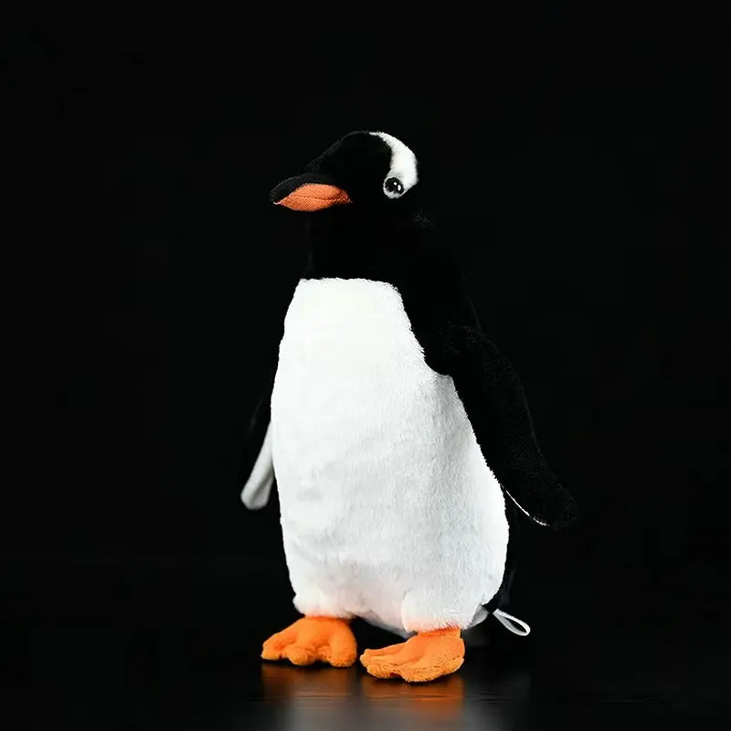 Новый Gentoo Пингвин Плюшевые Игрушки Симпатичные Мягкие Мягкие Животные Моделирование Пигсислес Папуа Реалистичная Плюшевая Кукла Реалистичный Подарок Мягкие игрушки