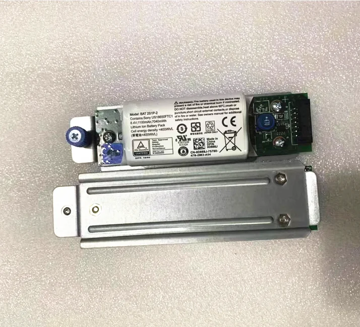 Новый оригинальный аккумулятор для контроллера Dell MD3200 MD3220 MD3200I BAT 2S1P-2 6,6 В 1,1 Ач 7,26 Втч 0D668J D668J