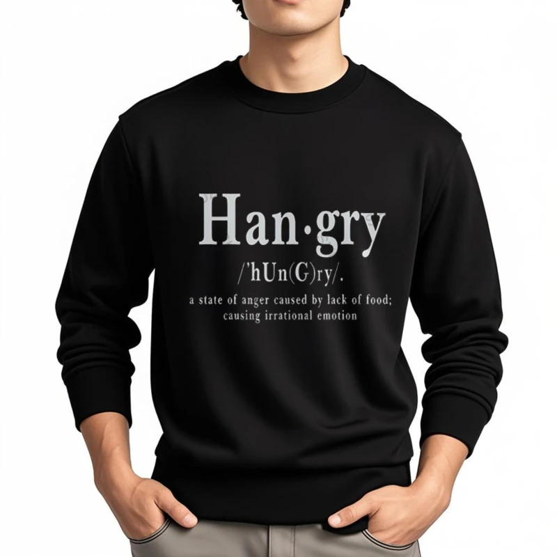 Толстовка Hangry Dieet Fitness Grappige Encyclopedie Definition Woordenboek Gymer Voedsel Katoen Cool Ontwerp 3D толстовка с капюшоном
