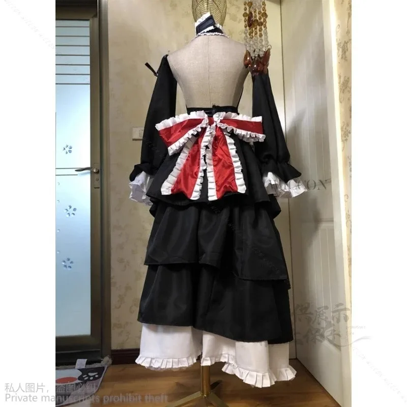 Фото Индивидуальная игра, аниме Dead Or Alive Marie Rose, униформа, игры, костюмы, платье с цветочным узором, парик для косплея Лолиты; 2'k, 8;c' №3