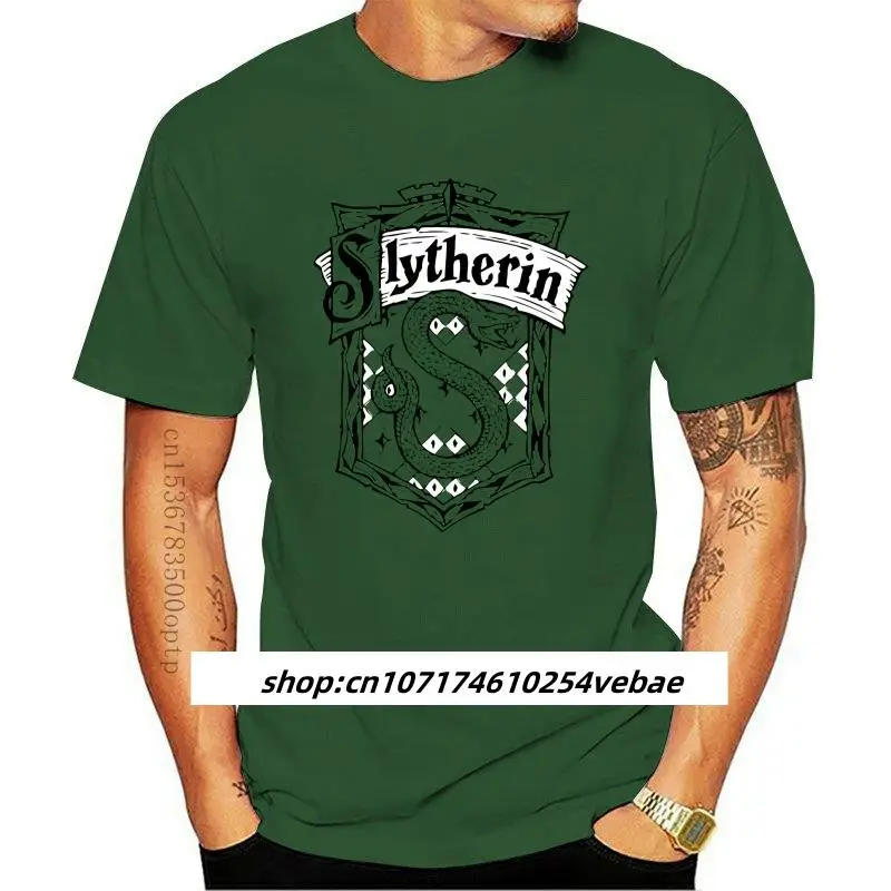 Фото Новая зеленая футболка Slytherin №1