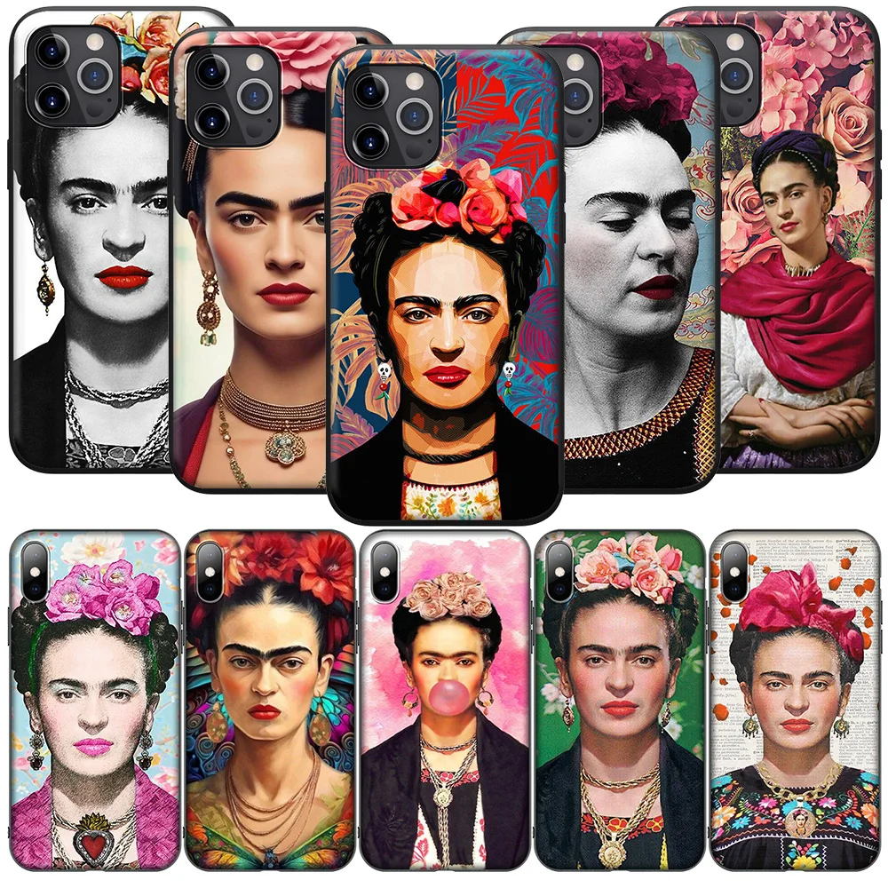 Новый высококачественный чехол для телефона Xiaomi POCO M6 M5 M4 F5 X6 C65 C55 C50 C51 C40 X4 Pro JA54 Frida-Kahloes