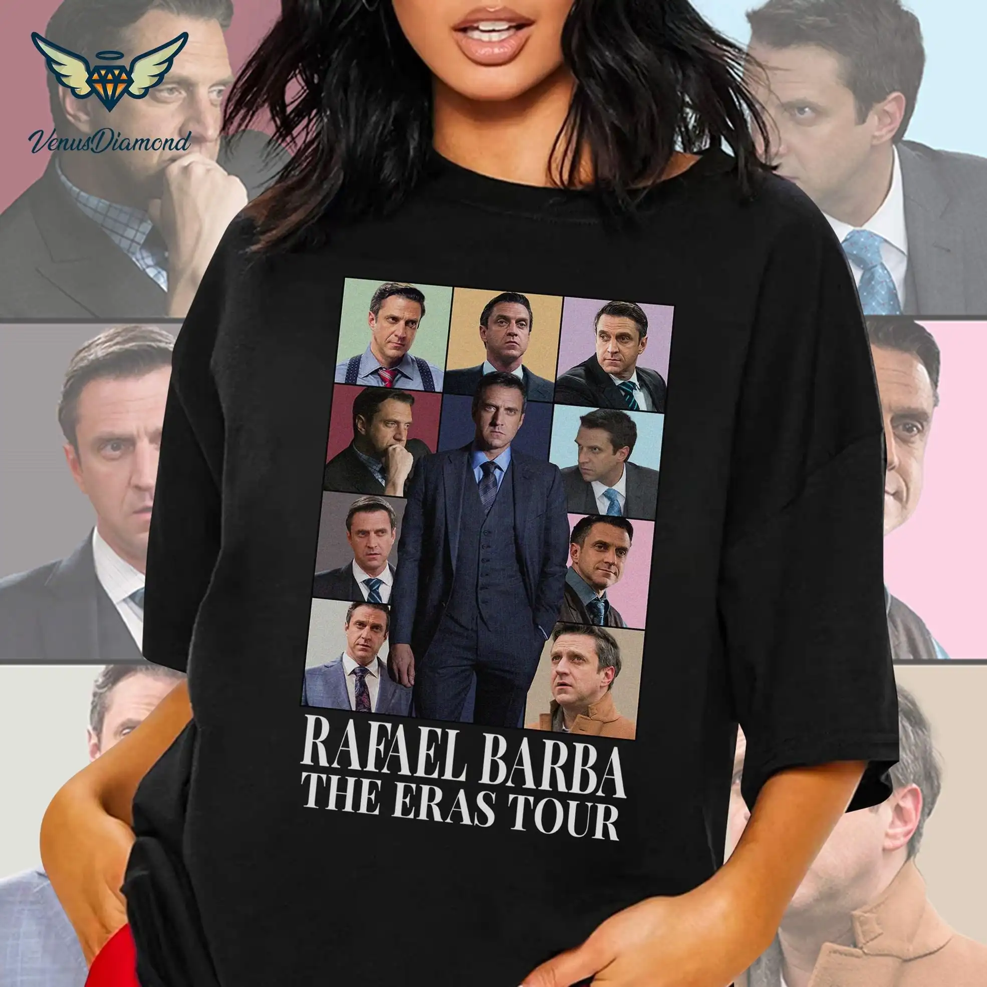 Футболка в стиле Rafael Barba Eras, винтажный фильм, закон и порядок фанатов