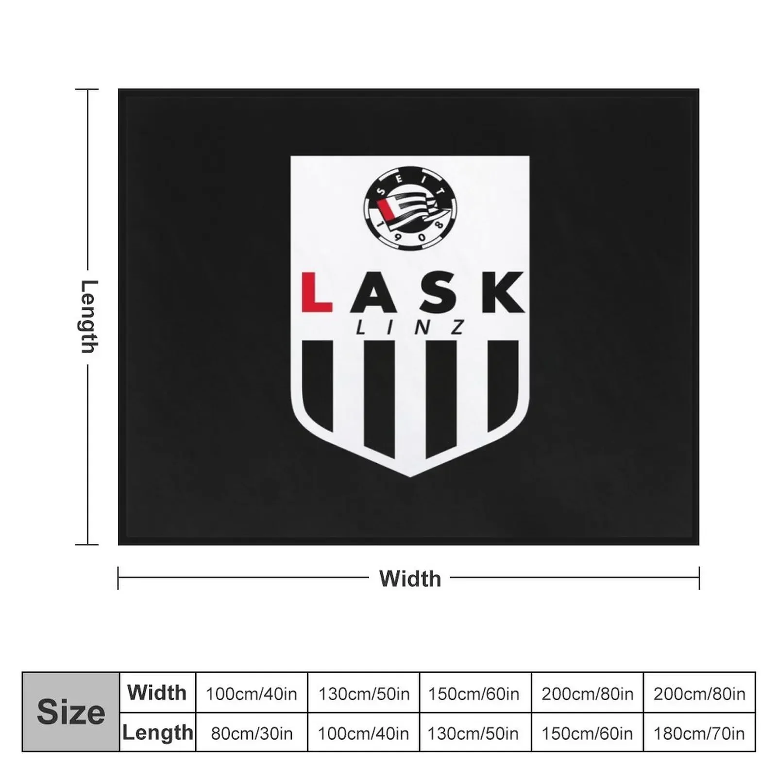 Фото Одеяло LASK Linz Sport Club Hairys Thermals для путешествий, клетчатые одеяла №2