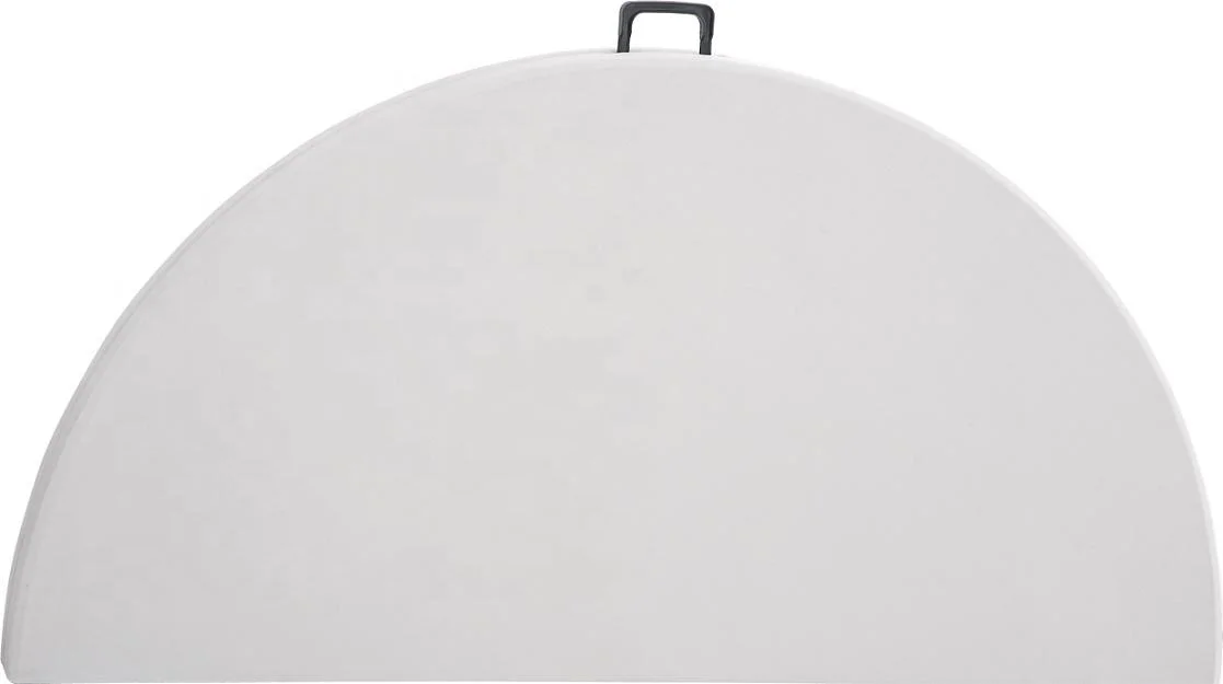 Фото Белый HDPE 6 футов круглый прямоугольный пластиковый складной стол №5