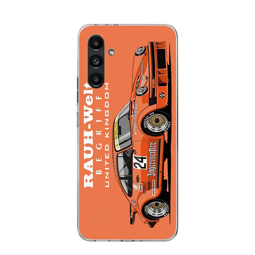 Фото Чехол для телефона Sports Car Drift RWB 911 964 933 для Samsung Galaxy A16 A56 A36 A26 A15 A55 A35 A25 A14 A54 A34 A24 A13 A53 A33 №3