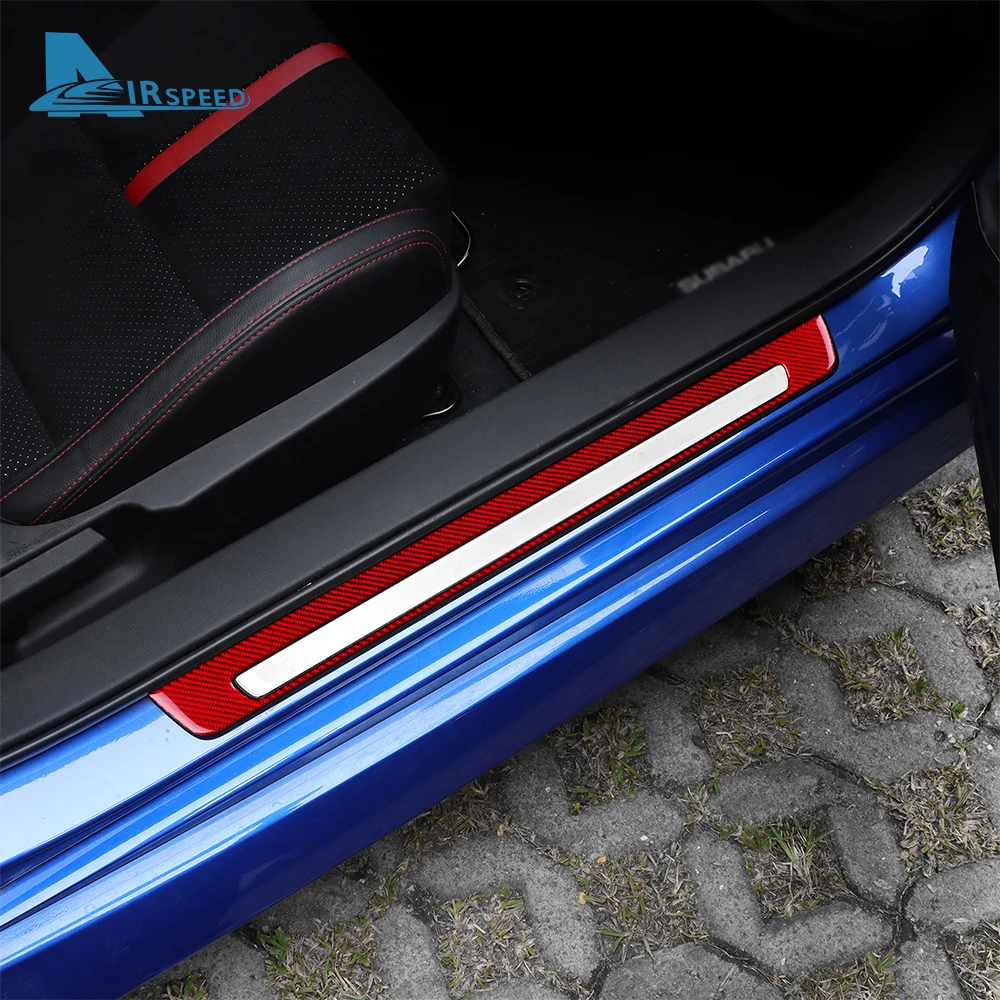 Фото z prawdziwego miękkiego włókna węglowego do Subaru BRZ Toyota GR86 2021 2022 2023 2024 Listwa progowa LHD RHD Listwa ochronna listew drzwiowych №3