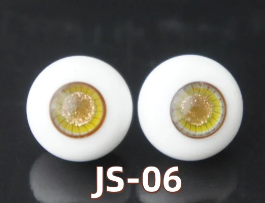Фото Серия JS Новейшие стеклянные глаза BJD 1/12 1/8 1/6 1/4 1/3 6 мм 8 мм 10 мм 12 мм 14 мм 16 мм 18 мм 20 мм 22 см 24 см глаза куклы ручной работы №5