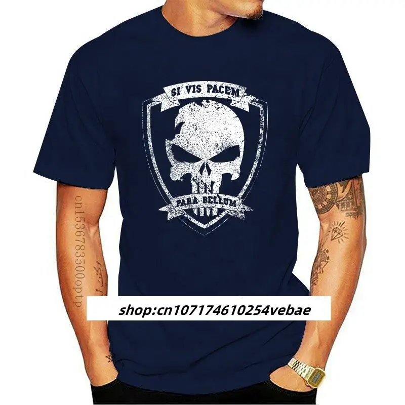Новинка, футболка Si Vis Pacem Para Bellum, Прямая поставка от Stockist, хлопковая футболка, классический дизайн на заказ