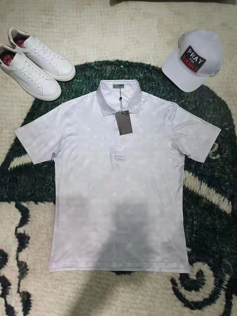 Мужская рубашка-поло Golf Summer с камуфляжным принтом, быстросохнущая, высокоэластичная ткань, футболка с коротким рукавом, 남남성성복 복 (art.: 3920bcc383a1d) - 3920bcc383a1d