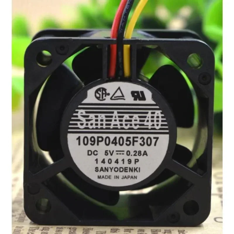 Новый вентилятор ЦП для SANYO 109P0405F307 5В 0.28A 4 см двойной шариковый вентилятор 4028 40*40*28 мм