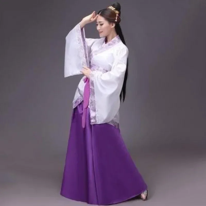 Hanfu женские Тан китайские сказочные танцевальные костюмы юбки оперные студенты древние выпускные церемония Tradicional China Hombre Girls (art.: 3920cf293a13a) - 3920cf293a13a