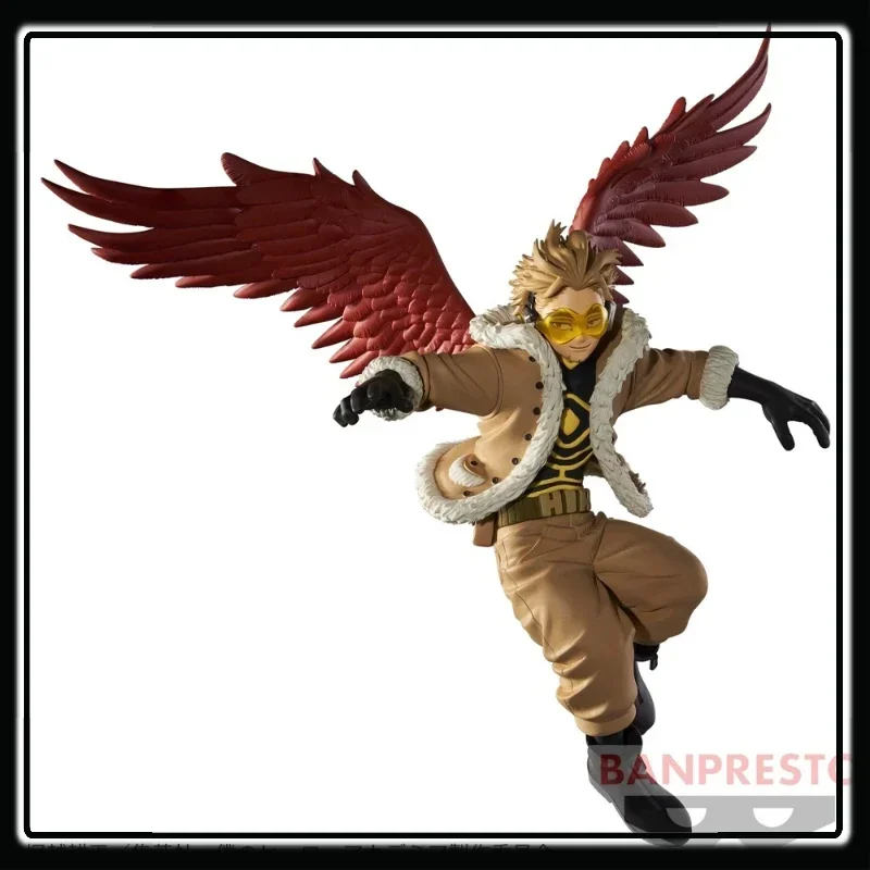 Фото Оригинальные фигурки надписей Banpresto, Оригинальные фигурки героев моя геройская академия, Hawks, аниме оригинальные модели игрушек №3