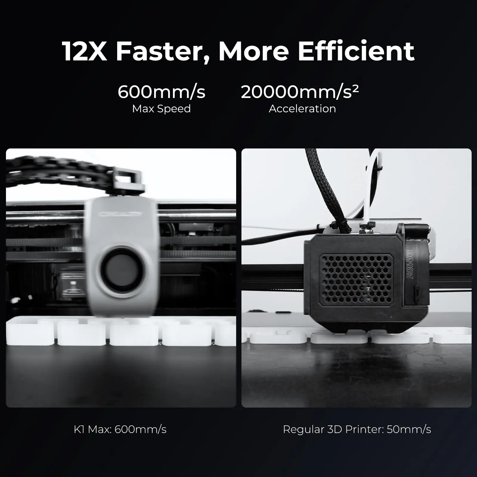 Фото Высокоскоростной 3D-принтер CREALITY K1 Max/ K1, 600 мм/с, автовыравнивание, двойное охлаждение, большой размер печати №2