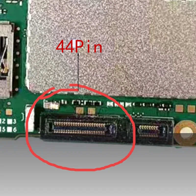 1 шт. 44Pin USB зарядная плата FPC разъем на материнской плате для Xperia 10 Plus I3213 I4213 I4293 I3223 зарядная док-станция контактный порт
