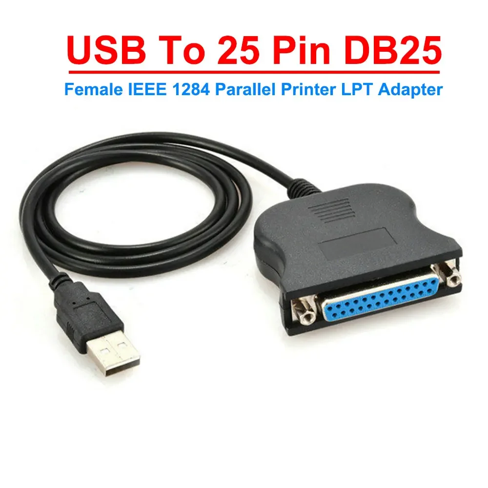 USB-225-контактный разъем DB25 IEEE 1284 параллельный принтер LPT адаптер кабель-конвертер для печати параллельный интерфейс связи
