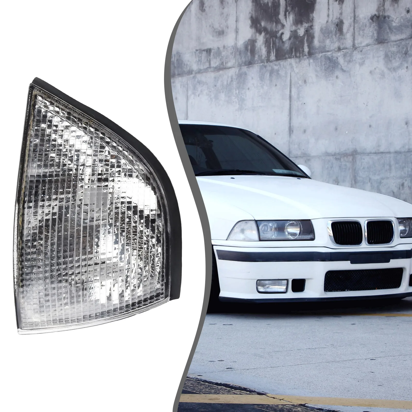 Угловые лампы с прозрачными линзами для BMW E36 3 SERIES 2DR 92 98 Coupe