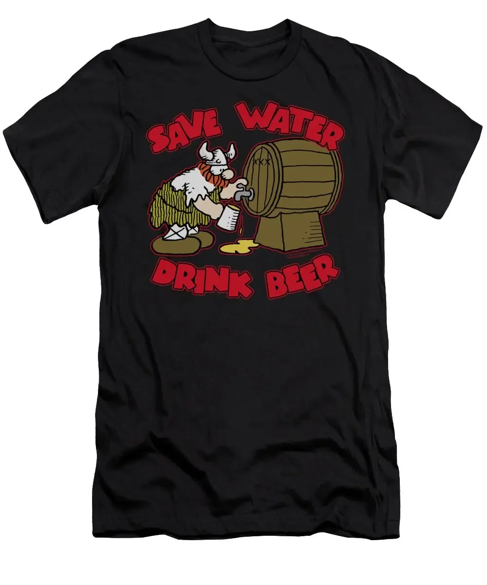 Ужасная футболка Hagar с надписью «Save Water Drink»