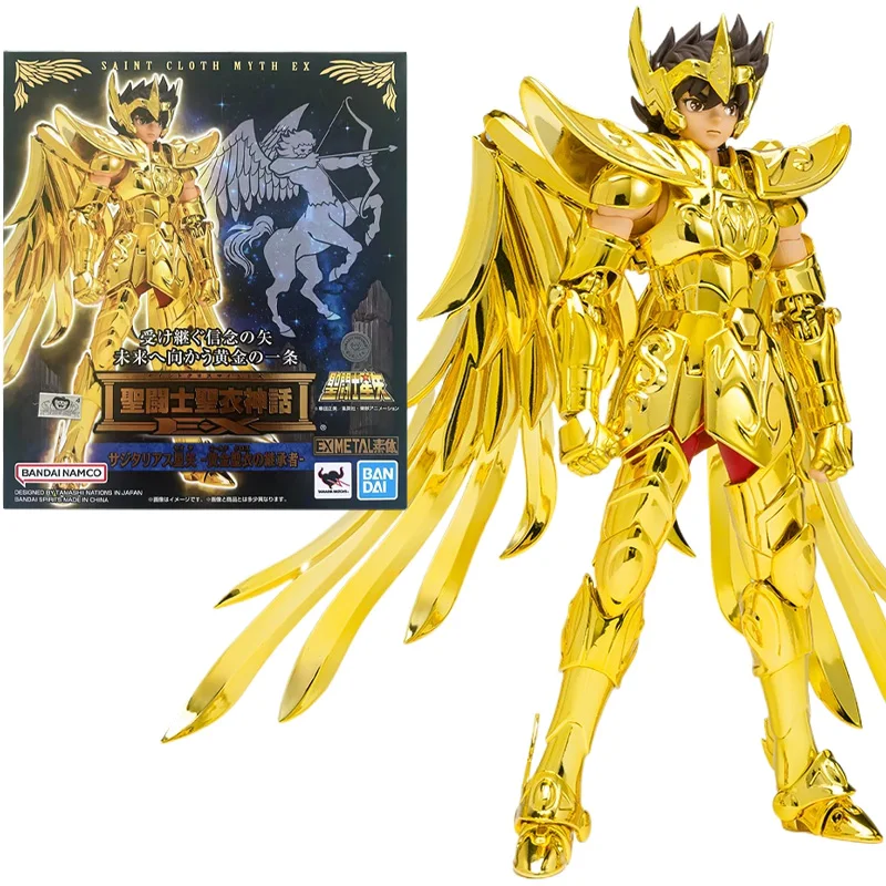 Аксессуары Оригинальные BANDAI Миф Ткань EX Saint Seiya Стрелец SEIYA-наследитель золотой ткани 17 см экшн-Фигурки игрушки подарки