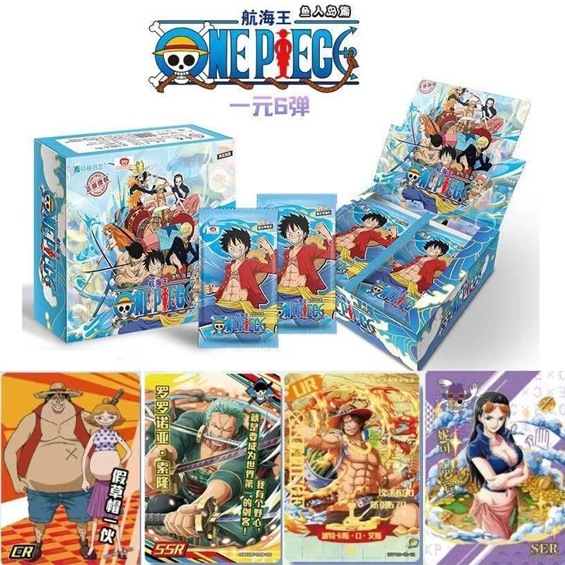 One Piece Cards 6-е издание Остров рыбьего человека Arc Egghead Остров чудесные главы Луффи Санджи Зоро Нами Коллекционная карта аниме Хобби и коллекционирование