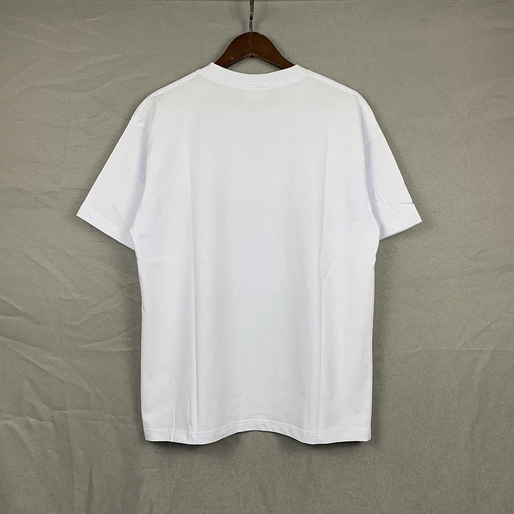 Фото Футболка KITH Tide мужская с коротким рукавом, модная повседневная рубашка свободного покроя, простая уличная одежда с принтом рэп-афро, лето 2023 №5